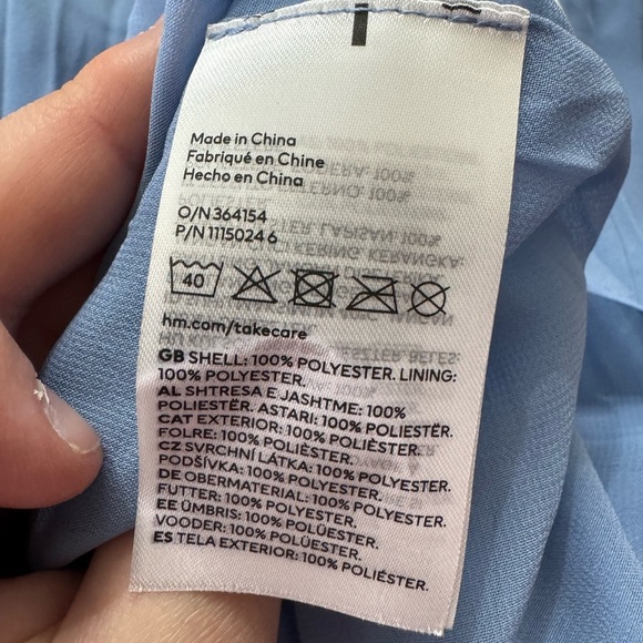 NWT H&M Pleated mini dress - Picture 4 of 7